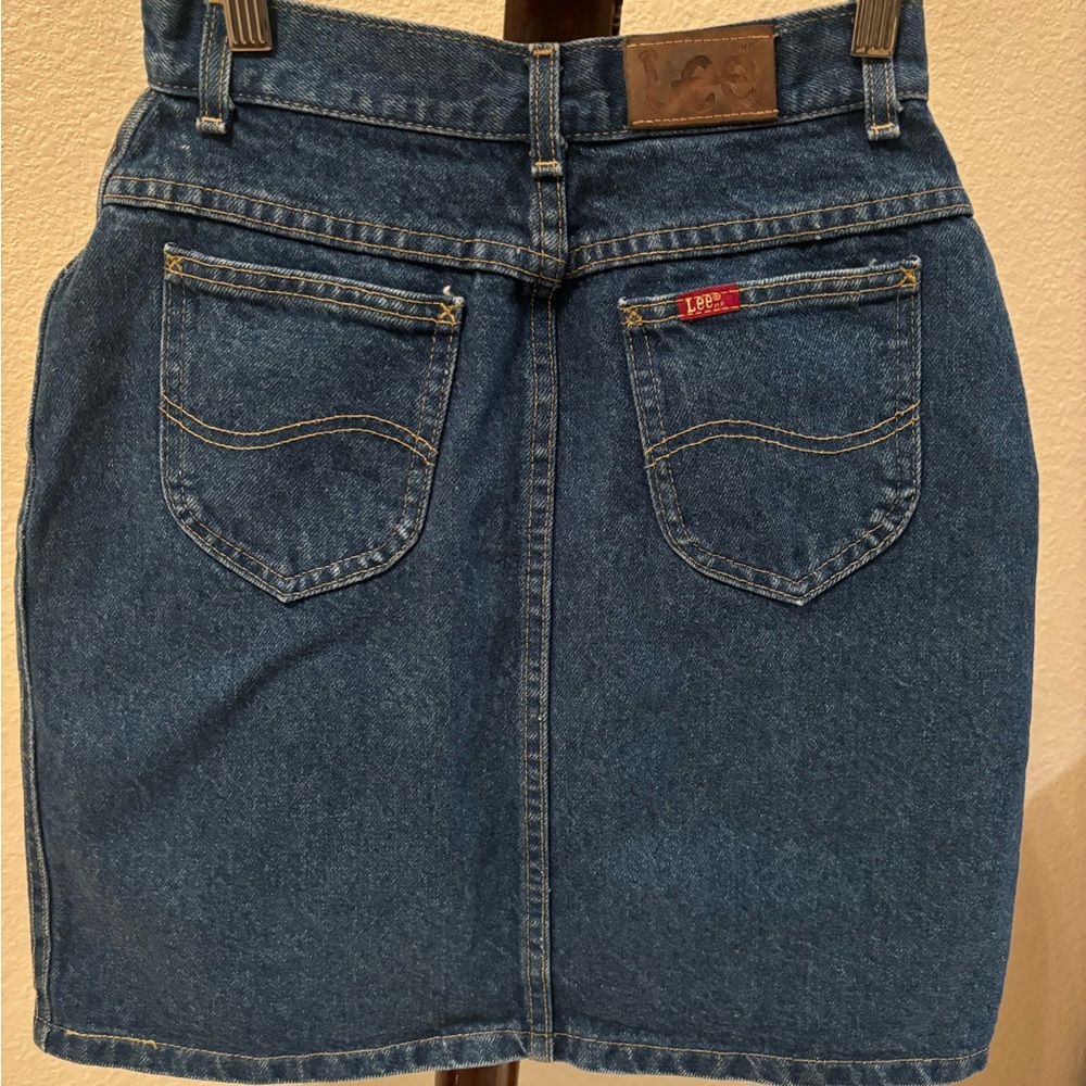 Vintage Lee Denim Blue Skirt